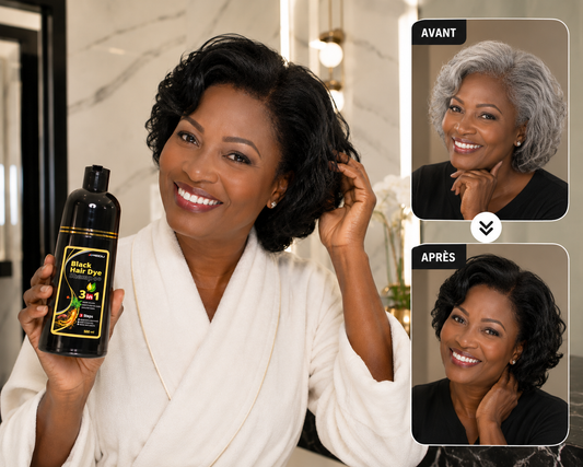 Le secret des cheveux noirs sublimes : Shampoing Black Hair 3 en 1 (F-N)