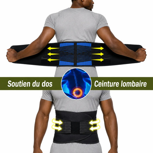 Ceinture médicale de soutien lombaire - Soulage la douleur - Protège la colonne lombaire