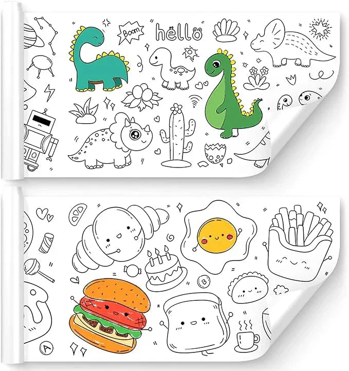 Rouleau de papier à colorier pour enfants