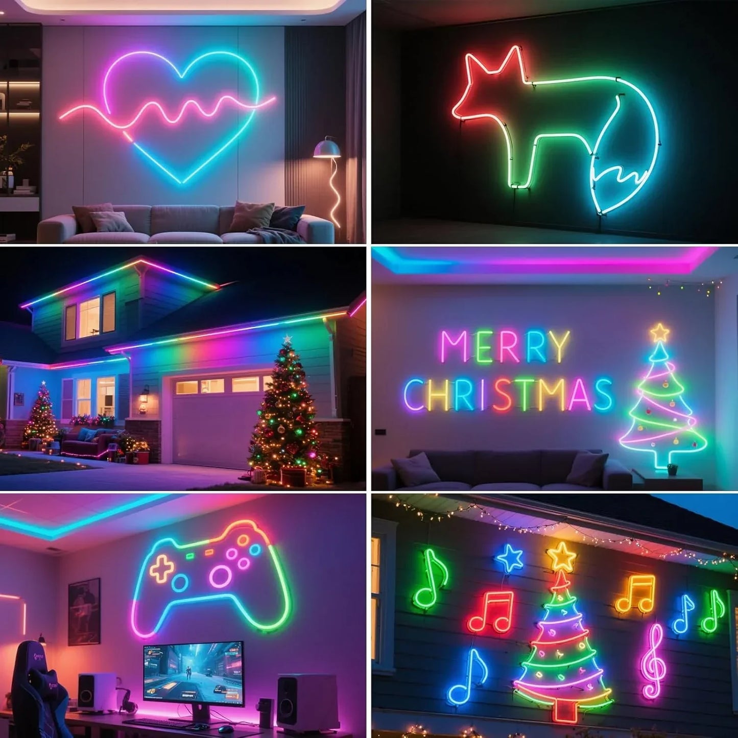 🌈 NeoLight™ RGB – La Bande LED Néon qui Transforme Votre Espace