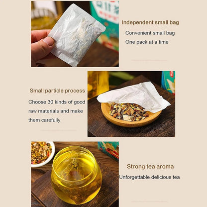 Thé détox DU FOIE 18 SAVEURS (une BOITE = 30 SACHETS )