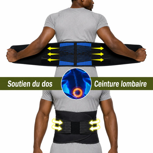 Ceinture médicale de soutien lombaire - Soulage la douleur - Protège la colonne lombaire