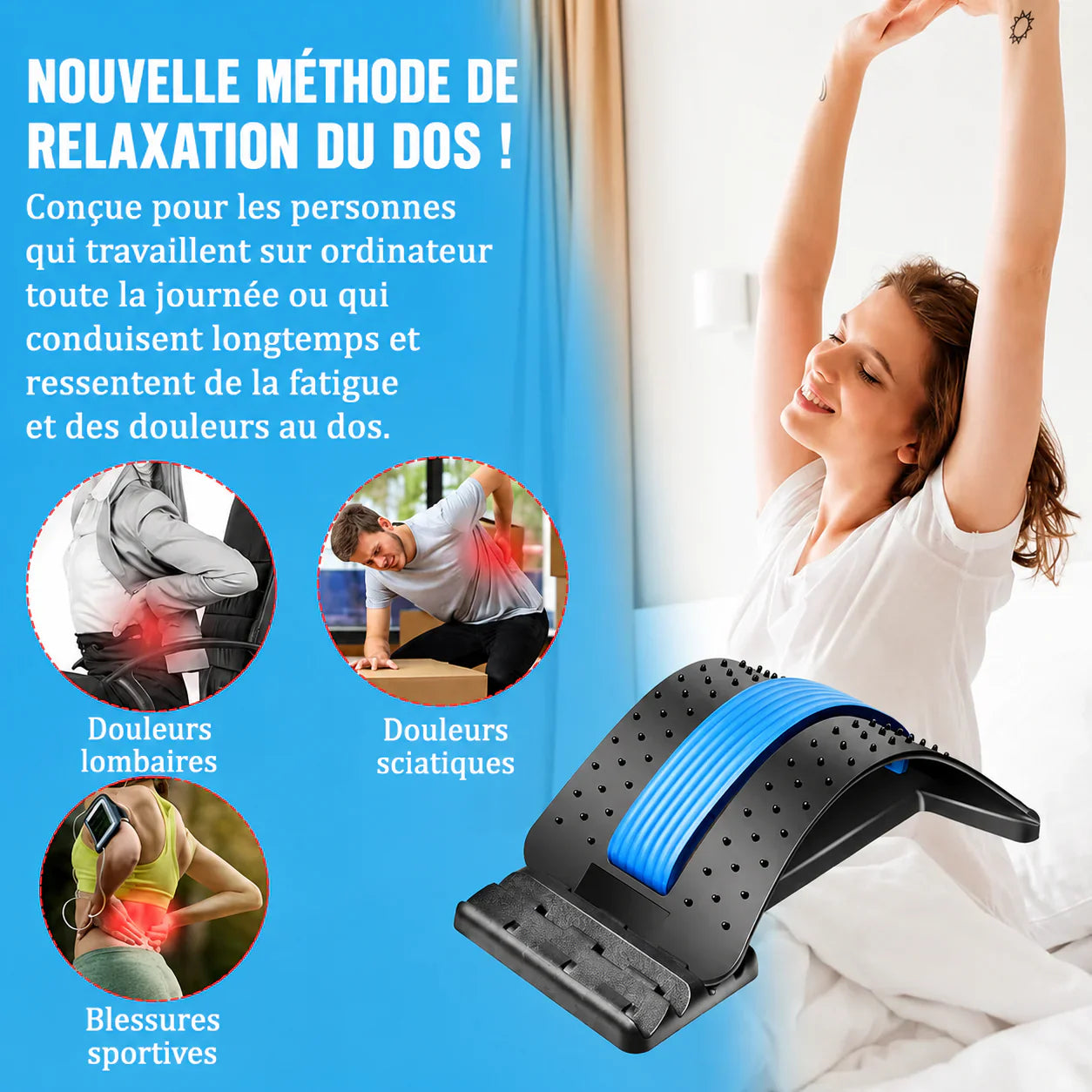 Civière Dorsale Orthopédique 360°